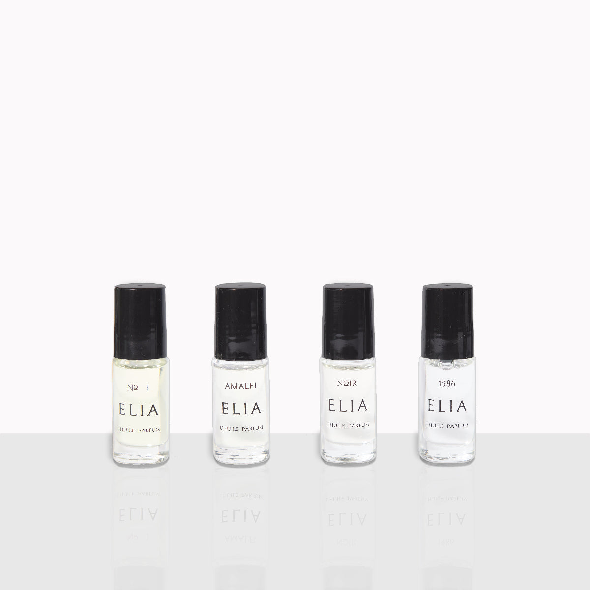 Elia Parfum L’huile Collection perfume oil rollerball gift set