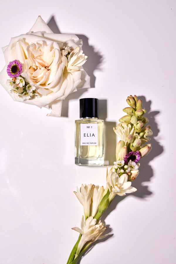 No.1 Elia Eau De Parfum floral signature scent perfume engraved personalized special message bottle